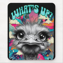 Tapis De Souris Whats Up? Ostrich - Mouse Pad
