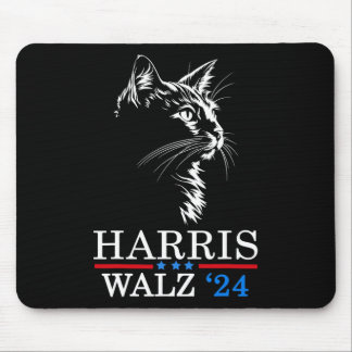 Tapis De Souris Wheimer 2024 Funny Cat Election Kamala Harris Tim