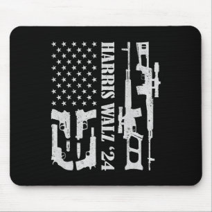 Tapis De Souris Wheimer 24 American Flag Guns Propriétaire Madame 