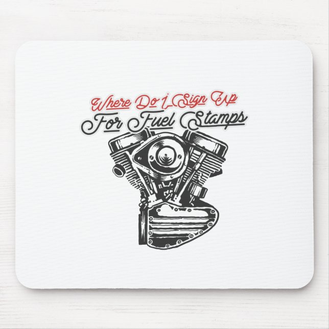 Tapis De Souris Where Do I Sign Up For Fuel Stamps (Devant)