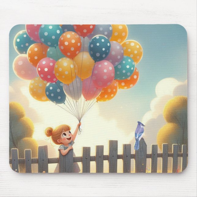 Tapis De Souris Whimsical/mignon ballon art (Devant)