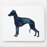 Tapis De Souris Whippet Chien race Noir Aquarelle Silhouette<br><div class="desc">Chien blanc race silhouette remplie d'aquarelle noire ou indigo. Cette silhouette peut également représenter Greyhound,  Iggy,  Greyhound italien,  American staghound,  caravan,  cretan,  Mudhol,  Karwani,  Pashmi,  Pisuri Hound,  Petit Levrier Italiane,  Piccolo Levriero Italiano,  Italienisches Windspiel,  Galgo Italiano,  Galgo,  IG,  Greyhound polonais,  Chart polski Cours de chien,  chien de chasse</div>