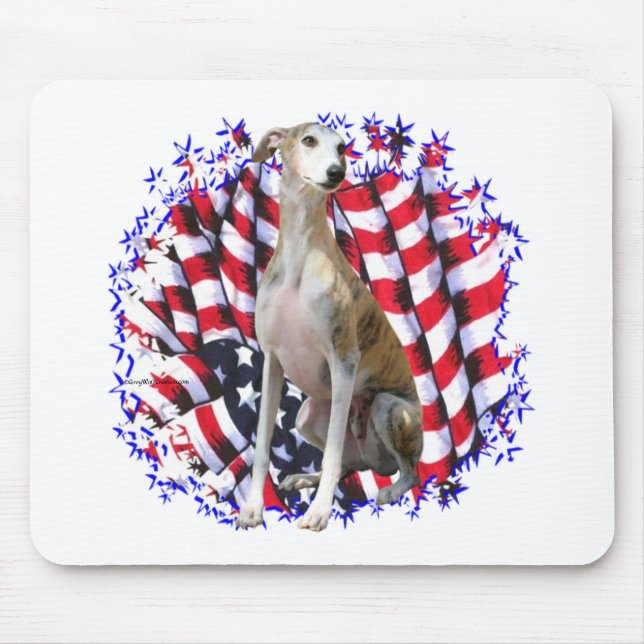 Tapis De Souris Whippet Patriot (Devant)