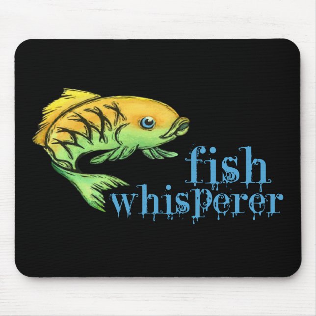 Tapis De Souris Whisperer de poisson (Devant)