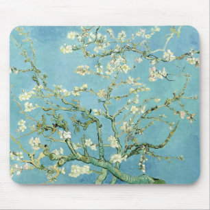Tapis De Souris White almond blossom by Vincent Van Gogh