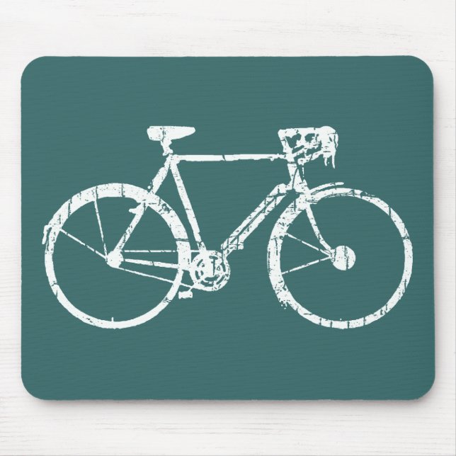 Tapis De Souris white bicycle (Devant)