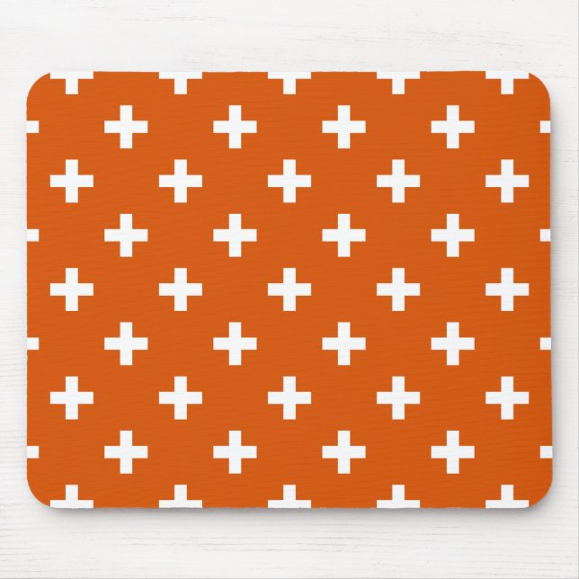 Tapis De Souris White polka crosses (Devant)