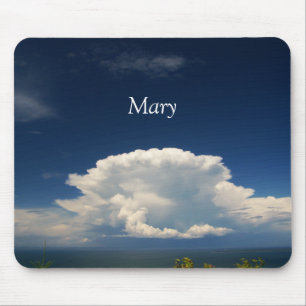 Tapis De Souris White Puffy Cloud Photo