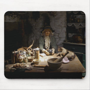 Tapis De Souris White Witch's Kitchen Museum, Witchcraft & MAGICK