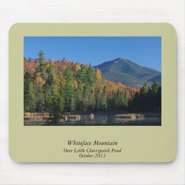 Tapis De Souris Whiteface Mountain sur Little Cherrypatch Pond (Devant)