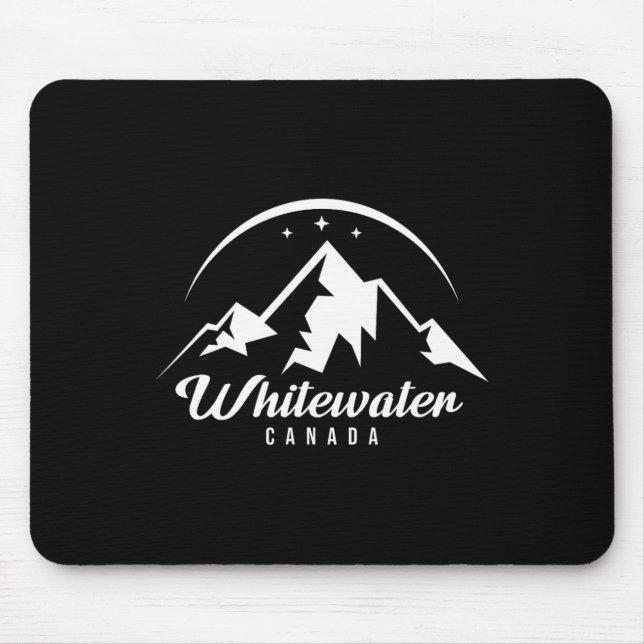 Tapis De Souris Whitewater Canada Station de ski Ski Snowboard (Devant)