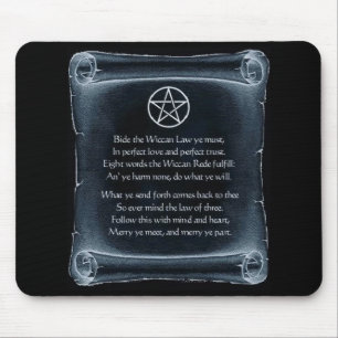 Tapis De Souris Wiccan Rede Mousepad