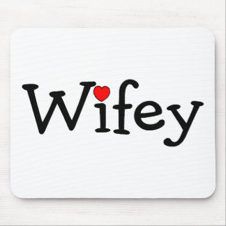 Tapis De Souris Wifey avec le coeur