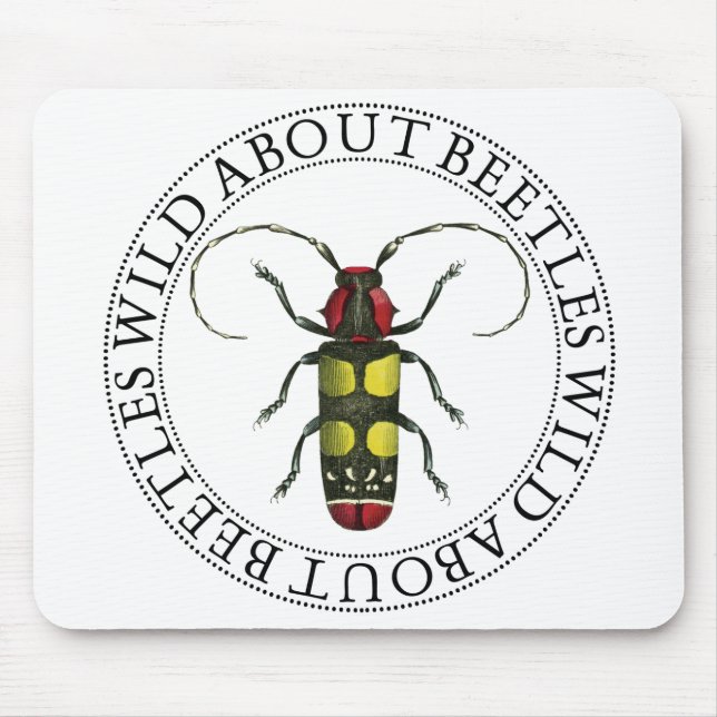 Tapis De Souris Wild About Beetles (Devant)