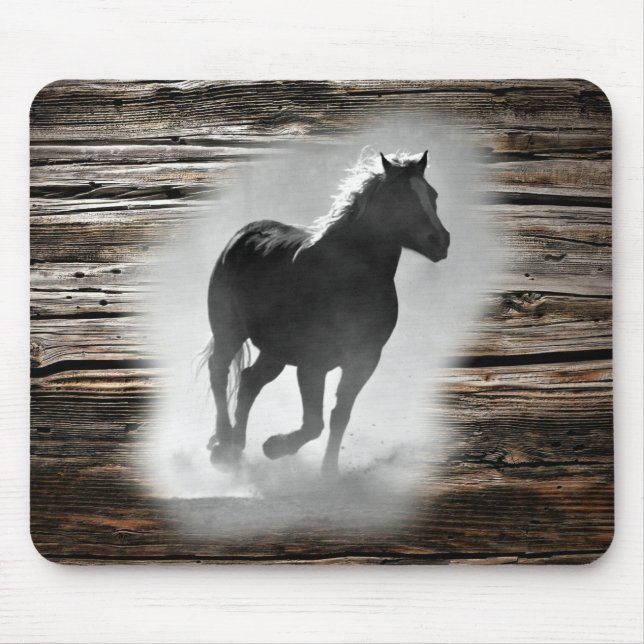 Tapis De Souris Wild Horse Galloping (Devant)