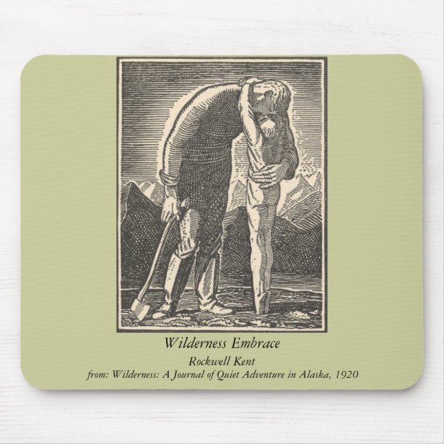 Tapis De Souris Wilderness Embrasser (Devant)
