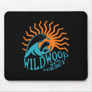 Tapis De Souris Wildwood New Jersey Beach Front Et Back