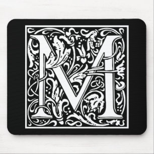 Tapis De Souris William Morris Alphabet "M"