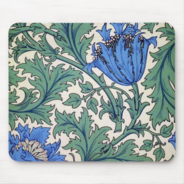 Tapis De Souris William Morris "Anemone" (Devant)