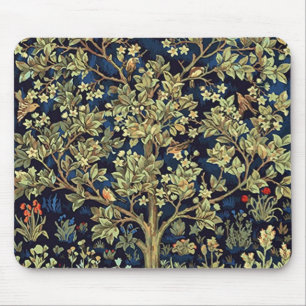Tapis De Souris William Morris Arbre De Vie Vintage Pré-Raphaéli