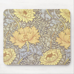 Tapis De Souris William Morris Chrysanthemum Jolie Fleur
