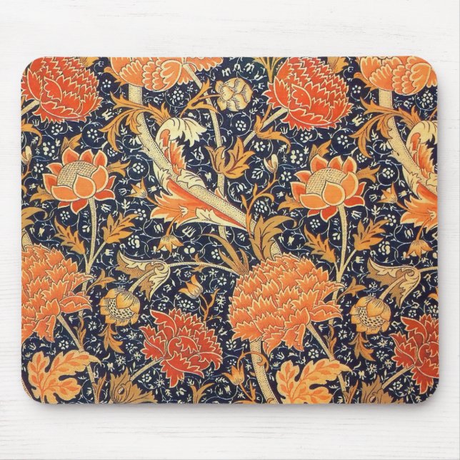 Tapis De Souris William Morris Cray Floral Art Nouveau Motif (Devant)