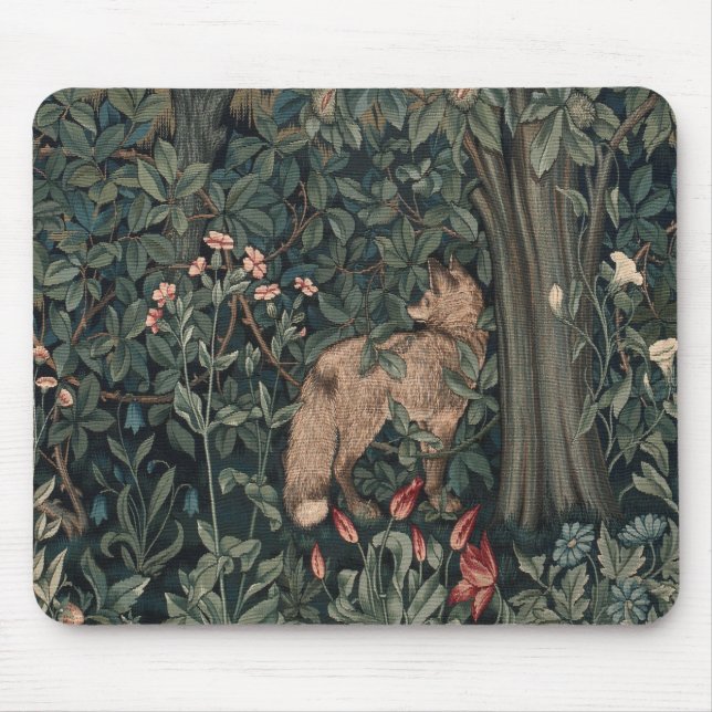 Tapis De Souris William Morris Faune sauvage Fox (Devant)