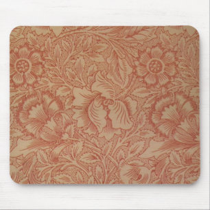 Tapis De Souris William Morris Fleur de pavot rose Floral