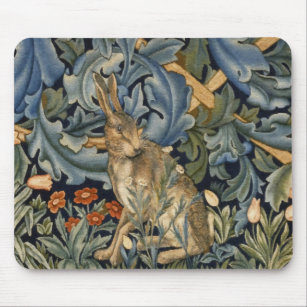 Tapis De Souris William Morris Forest Rabbit Floral Art