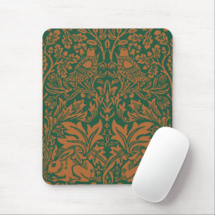 Tapis De Souris William Morris Lapin Frère Motif Ambre Noir