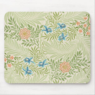 Tapis De Souris William Morris Larkspur Motif floral