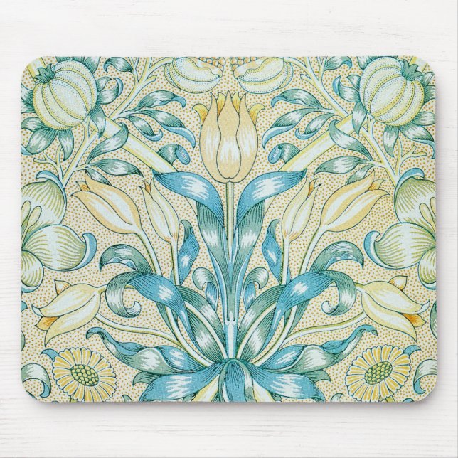 Tapis De Souris William Morris Lily and Pomegranate Pattern (Devant)