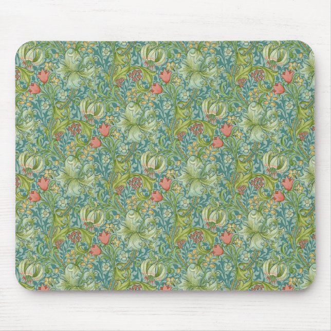 Tapis De Souris William Morris "Lily d'Or" 1 (Devant)