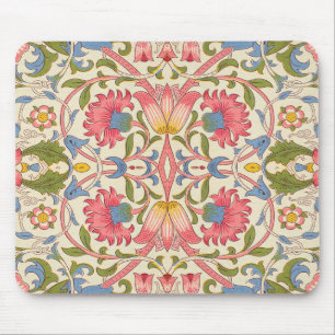 Tapis De Souris William Morris Lodden Motif Floral Pastel