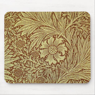 Tapis De Souris William Morris Marigold Motif de fleurs antiques