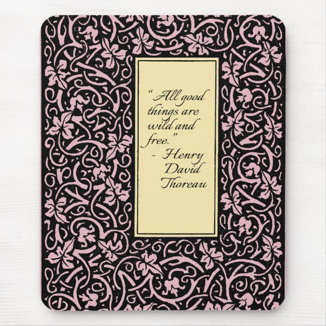 Tapis De Souris William Morris Motif de la feuille de vigne (Devant)