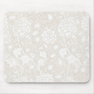 Tapis De Souris William Morris Motif Floral à Sepia