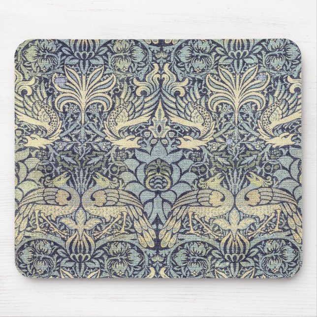 Tapis De Souris William Morris Paon et Dragon (Devant)