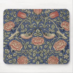 Tapis De Souris William Morris Tudor Fond d'écran Rose