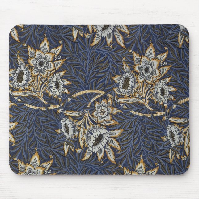 Tapis De Souris William Morris Tulip Willow Blue Motif (Devant)