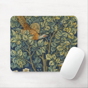 Tapis De Souris William Morris Vintage Faisan Écureuil Fleur