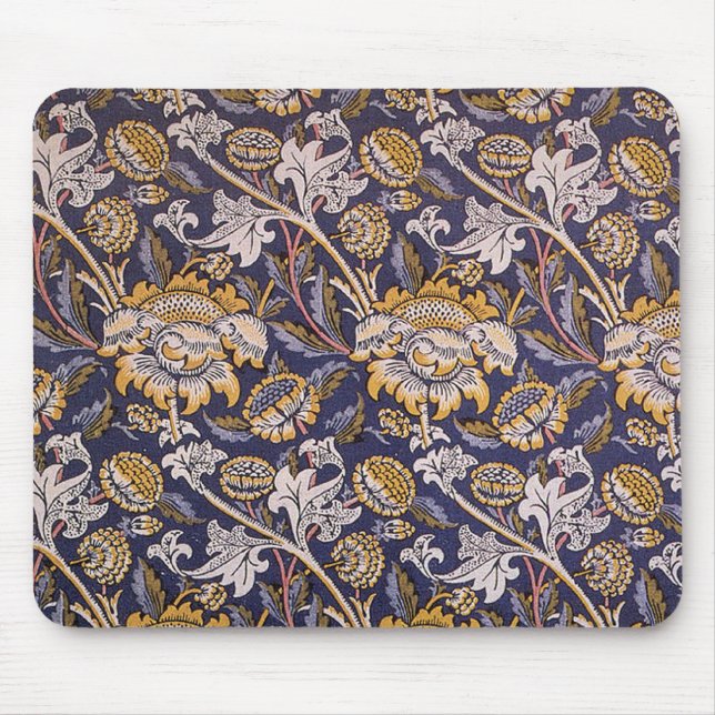 Tapis De Souris William Morris Wey Fond d'écran Floral (Devant)