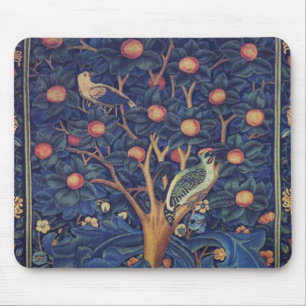 Tapis De Souris William Morris Woodpecker Tapestry Birds Floral