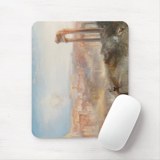 Tapis De Souris William Turner British - Moderne Rome-Campo Vaccin (Avec souris)