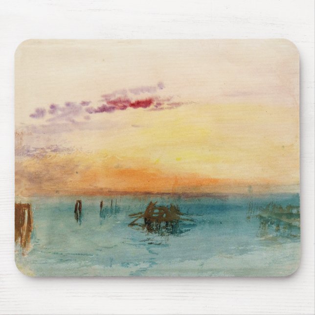 Tapis De Souris William Turner - La lagune près de Venise au couch (Devant)