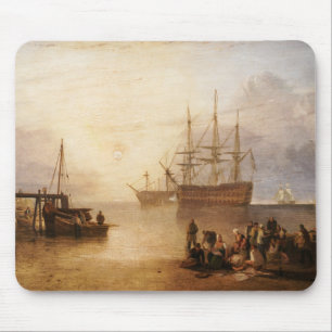 Tapis De Souris William Turner - Le Couchage Du Soleil À Travers L
