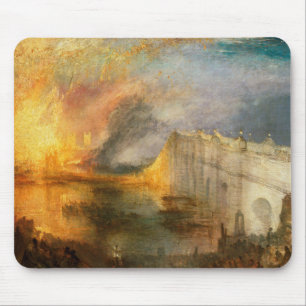 Tapis De Souris William Turner - L'incendie du Parlement