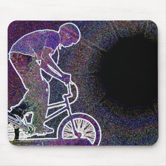 Tapis De Souris WillieBMX le bord rougeoyant (Devant)