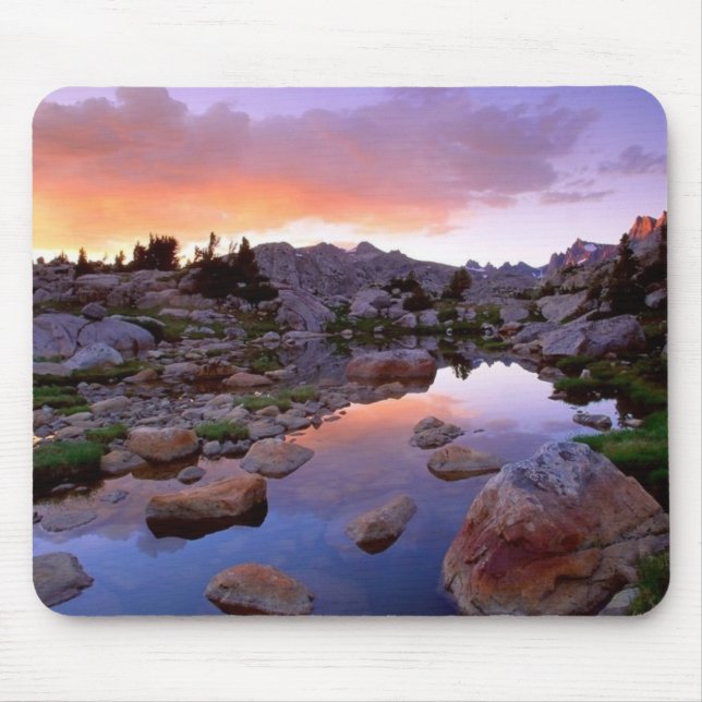 Tapis De Souris Wind River Range, Wyoming Cadeaux Personnalisables (Devant)