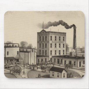 Tapis De Souris Winfield Roller Mills, Blissand Wood, Kansas